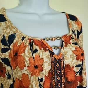 Funky flare dress with bell sleeves